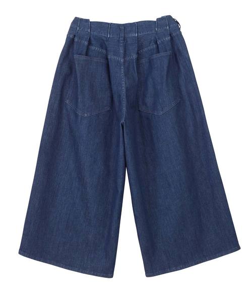 Ne-net（ネネット）の「S coolデニム（デニムパンツ・レディース・ライトブルー/ネイビー・02）」の4枚目の写真