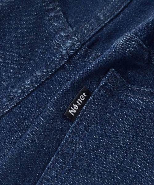Ne-net（ネネット）の「S coolデニム（デニムパンツ・レディース・ライトブルー/ネイビー・02）」の6枚目の写真