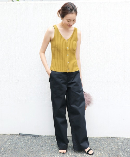 SLOBE IENA(スローブイエナ)の「チノパン◆(チノパンツ・レディース・ベージュ/ネイビー・40/38/36/S36/T38)」の5枚目の写真