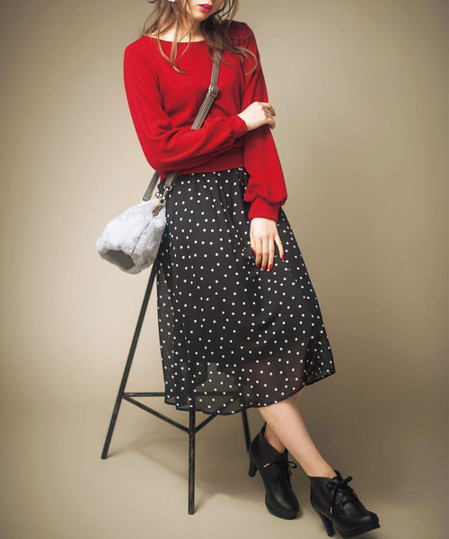 GeeRA(ジーラ)の「コーデ風ドッキングワンピース(レギュラー丈)(ワンピース・レディース・レッド系その他/レッド/ブラック系その他/ブラック×ブルー/ブラック/ボルドー/ブルー系その他/ブラック×レッド/その他1/その他2/その他3/モカ/ブラックミックス/ホワイト×ネイビー/ホワイト系その他・X-LARGE/XX-LARGE/LARGE/SMALL/MEDIUM)」の19枚目の写真