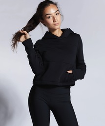 W HRLY CROP PO HOODIE/ハーレー 長袖 プルオーバーパーカー