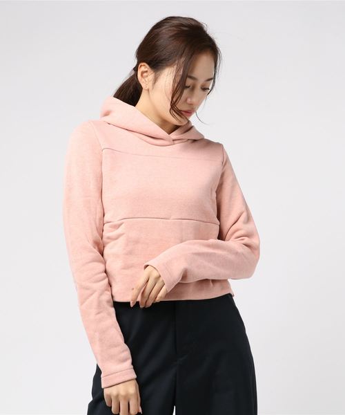 Hurley (ハーレー)の「W HRLY CROP PO HOODIE/ハーレー 長袖 プルオーバーパーカー(パーカー・レディース・ブラック/オレンジ系その他・X-SMALL/SMALL)」の7枚目の写真