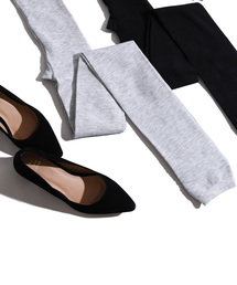 WEGO | WEGO/レイヤードプレーンレギンス(14分丈)(レギンス/スパッツ)