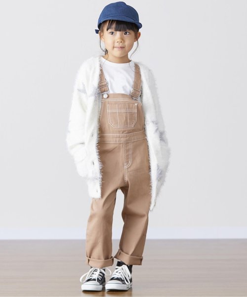 apres les cours(アプレレクール)の「Dickiesサロペット(サロペット/オーバーオール・キッズ・ベージュ・100/130/110/140/120/90)」の2枚目の写真