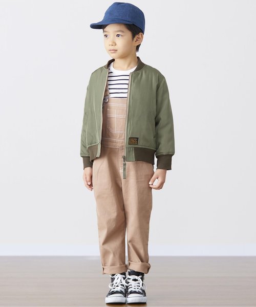 apres les cours(アプレレクール)の「Dickiesサロペット(サロペット/オーバーオール・キッズ・ベージュ・100/130/110/140/120/90)」の4枚目の写真