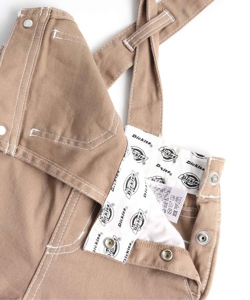 apres les cours(アプレレクール)の「Dickiesサロペット(サロペット/オーバーオール・キッズ・ベージュ・100/130/110/140/120/90)」の12枚目の写真