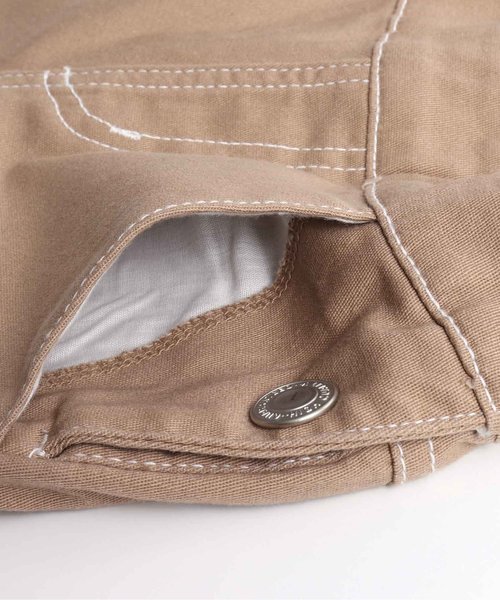 apres les cours(アプレレクール)の「Dickiesサロペット(サロペット/オーバーオール・キッズ・ベージュ・100/130/110/140/120/90)」の13枚目の写真