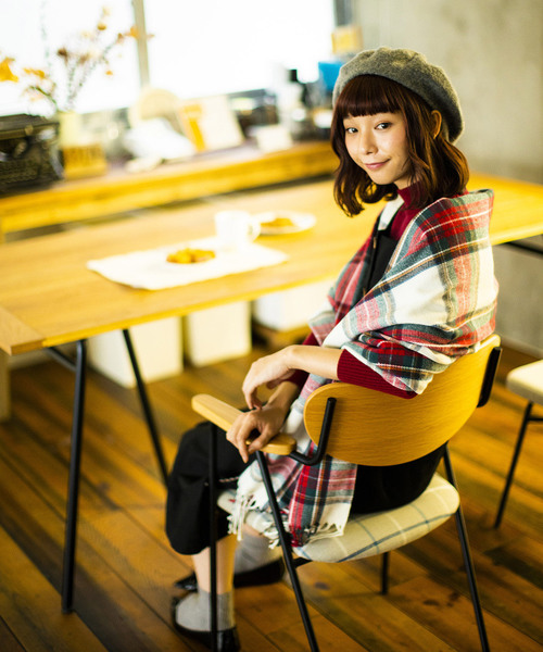 WEGO(ウィゴー)の「WEGO/バスクベレー帽(ハンチング/ベレー帽・レディース・ダークグリーン/グレー/マスタード/キャメル/ワイン/ダークオレンジ/ブラック・FREE)」の22枚目の写真