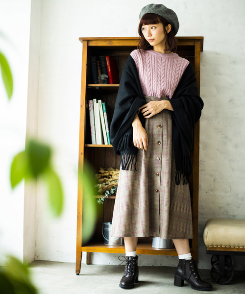 WEGO(ウィゴー)の「WEGO/バスクベレー帽(ハンチング/ベレー帽・レディース・ダークグリーン/グレー/マスタード/キャメル/ワイン/ダークオレンジ/ブラック・FREE)」の20枚目の写真