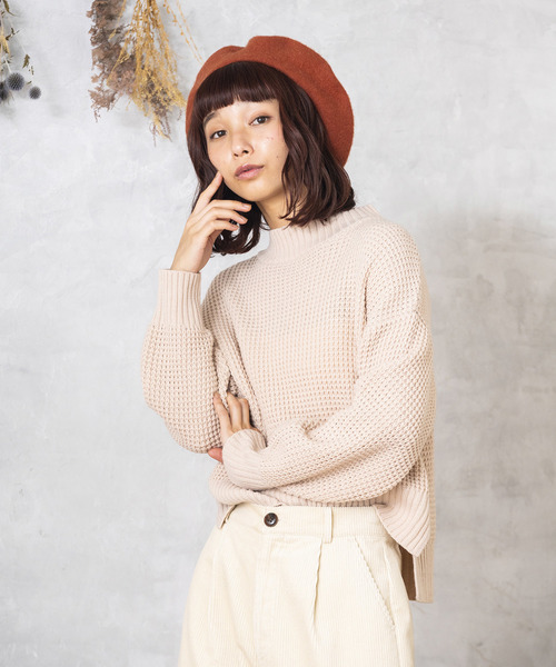 WEGO(ウィゴー)の「WEGO/バスクベレー帽(ハンチング/ベレー帽・レディース・ダークグリーン/グレー/マスタード/キャメル/ワイン/ダークオレンジ/ブラック・FREE)」の14枚目の写真