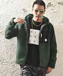 JOKER | ボアジャケット ボア メンズ ジャケット フリース アウター もこもこ(ムートンコート)