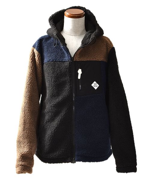 Gymphlex｜【30%OFF】T/A BOA くるみボタンボアフードジャケット