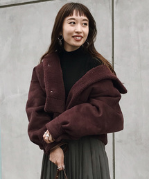 Ameri | OVER SIZE ECO MOUTON COAT(ムートンコート)