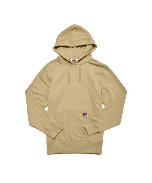 MinoriTY（マイノリティ）の「【BEN DAVIS】メンズ長袖ワンポイントプルパーカー（パーカー・メンズ・ブラック/ホワイト系その他/レッド/ベージュ/イエロー/ダークグリーン/エメラルド/ネイビー/パープル/杢グレー・M/L）」の12枚目の写真