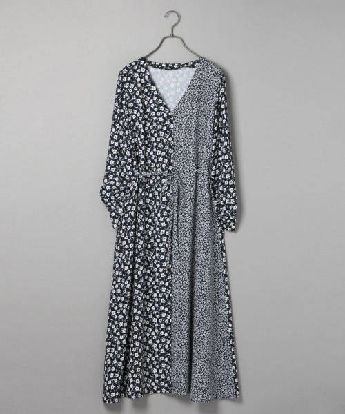 LOWRYS FARM（ローリーズファーム）の「ハナガラキリカエワンピース　826324（ワンピース・レディース・ブラック/オフホワイト/グリーン・FREE）」の3枚目の写真