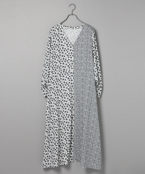 LOWRYS FARM（ローリーズファーム）の「ハナガラキリカエワンピース　826324（ワンピース・レディース・ブラック/オフホワイト/グリーン・FREE）」の4枚目の写真