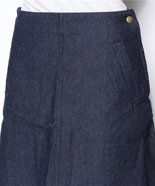 BEAMS BOY（ビームスボーイ）の「△BEAMS BOY / デニムフレアSK**（スカート・レディース・ブルー/ネイビー・0/1）」の5枚目の写真