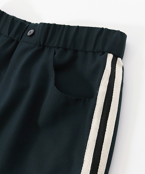 CAMBIO（カンビオ）の「mp6853-TRフレアラインパンツ（その他パンツ・メンズ・ブラック/モスグリーン/ダークパープル・L/M/S）」の13枚目の写真