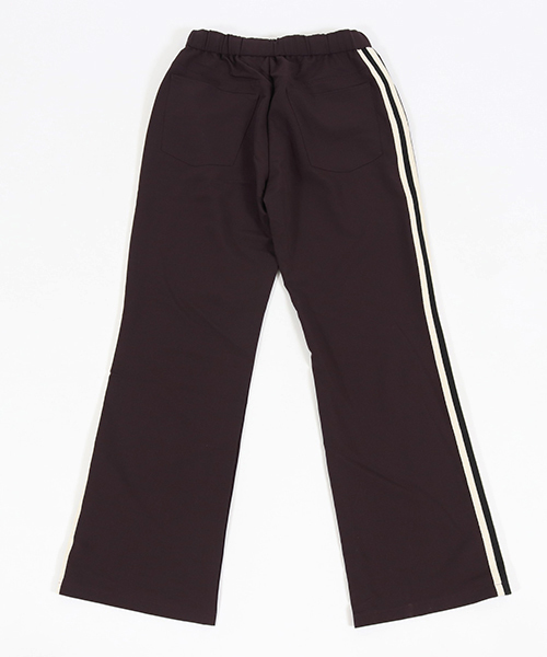 CAMBIO（カンビオ）の「mp6853-TRフレアラインパンツ（その他パンツ・メンズ・ブラック/モスグリーン/ダークパープル・L/M/S）」の4枚目の写真