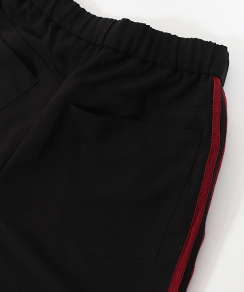 CAMBIO（カンビオ）の「mp6853-TRフレアラインパンツ（その他パンツ・メンズ・ブラック/モスグリーン/ダークパープル・L/M/S）」の17枚目の写真