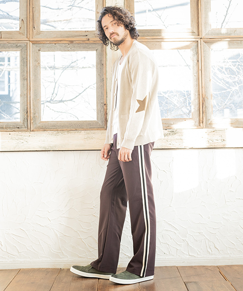 CAMBIO（カンビオ）の「mp6853-TRフレアラインパンツ（その他パンツ・メンズ・ブラック/モスグリーン/ダークパープル・L/M/S）」の12枚目の写真