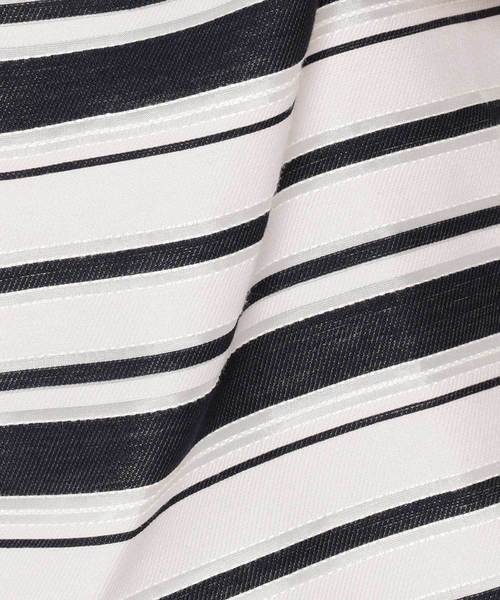 A/C DESIGN BY ALPHA CUBIC（エーシーデザインバイアルファキュービック）の「ボーダーブラウス（シャツ/ブラウス・レディース・イエロー/ネイビー/グリーン・M size/L size）」の9枚目の写真