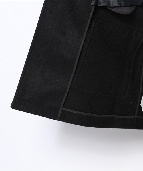 EDIFICE（エディフィス）の「◇メルトンハーフダッフルコート（ダッフルコート・メンズ・ブルー/キャメル/ネイビー・LARGE/MEDIUM/SMALL）」の10枚目の写真