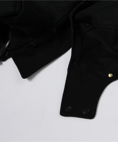 EDIFICE（エディフィス）の「◇メルトンハーフダッフルコート（ダッフルコート・メンズ・ブルー/キャメル/ネイビー・LARGE/MEDIUM/SMALL）」の12枚目の写真