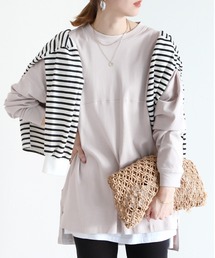 reca | ゆるシルエットテールカットコットンカットソー(Tシャツ/カットソー)