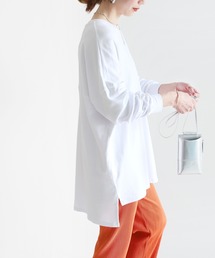 ゆるシルエットテールカットコットンカットソー