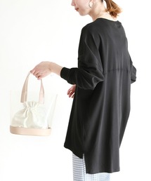 ゆるシルエットテールカットコットンカットソー