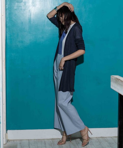 A/C DESIGN BY ALPHA CUBIC（エーシーデザインバイアルファキュービック）の「◇カタログ掲載◇ロングカーディガン（カーディガン/ボレロ・レディース・ライトグレー/ネイビー/オフホワイト・M size/L size）」の17枚目の写真