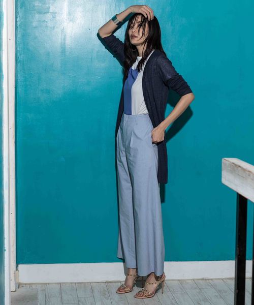 A/C DESIGN BY ALPHA CUBIC（エーシーデザインバイアルファキュービック）の「◇カタログ掲載◇ロングカーディガン（カーディガン/ボレロ・レディース・ライトグレー/ネイビー/オフホワイト・M size/L size）」の18枚目の写真