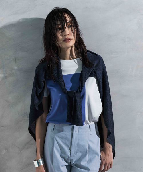 A/C DESIGN BY ALPHA CUBIC（エーシーデザインバイアルファキュービック）の「◇カタログ掲載◇ロングカーディガン（カーディガン/ボレロ・レディース・ライトグレー/ネイビー/オフホワイト・M size/L size）」の22枚目の写真