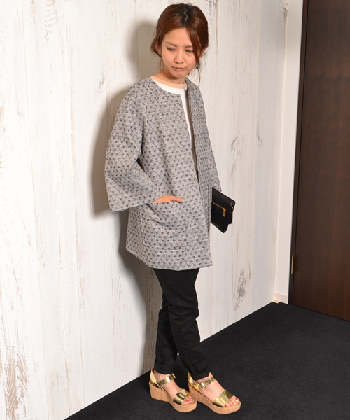 AMERICAN RAG CIE（アメリカンラグシー）の「FABIO RUSCONI/FRN-CLO58V（サンダル・レディース・ベージュ/ゴールド・38/36/37）」の13枚目の写真