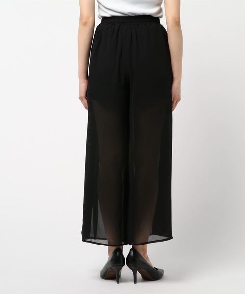 one way（ワンウェイ）の「シースルーエアリーPT（その他パンツ・レディース・ブラック/ベージュ/ライトブルー・FREE）」の7枚目の写真