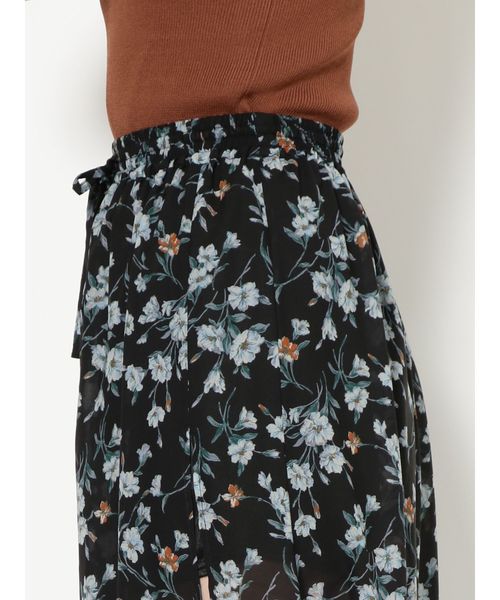 EMODA（エモダ）の「Wスリットシアースカート（スカート・レディース・ブラック/その他/その他1・FREE）」の9枚目の写真