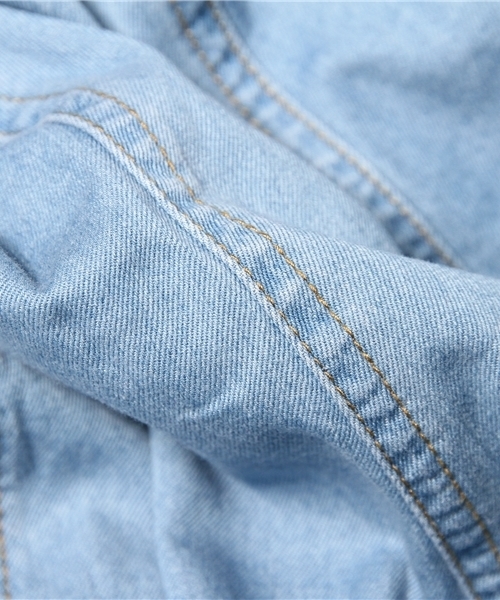 WEGO（ウィゴー）の「WEGO/デニムロングフレアスカート（デニムスカート・レディース・インディゴブルー/ダークインディゴブルー・FREE）」の5枚目の写真