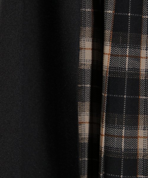 PAGEBOY（ページボーイ）の「【WEB限定】プリーツ切り換えフレアスカート（スカート・レディース・ブラック系その他/ブラック/ホワイト系その他2・FREE）」の12枚目の写真