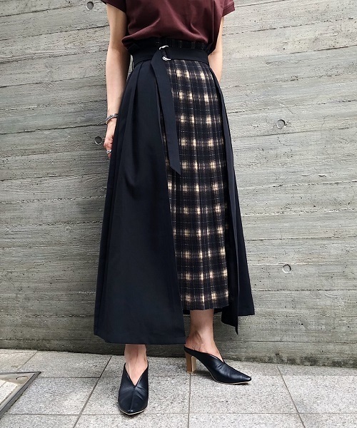 PAGEBOY（ページボーイ）の「【WEB限定】プリーツ切り換えフレアスカート（スカート・レディース・ブラック系その他/ブラック/ホワイト系その他2・FREE）」の21枚目の写真