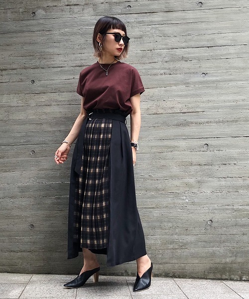 PAGEBOY（ページボーイ）の「【WEB限定】プリーツ切り換えフレアスカート（スカート・レディース・ブラック系その他/ブラック/ホワイト系その他2・FREE）」の18枚目の写真