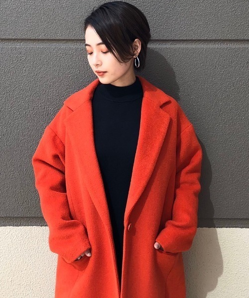 セール ウール混オーバーチェスターコート チェスターコート Frees Mart フリーズマート のファッション