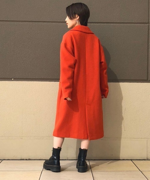 セール ウール混オーバーチェスターコート チェスターコート Frees Mart フリーズマート のファッション