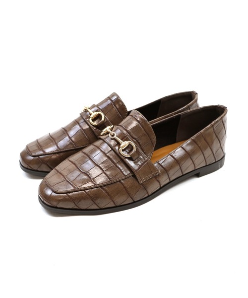 VIVIAN(ヴィヴィアン)の「スクエアトゥビット付きローファー(ローファー・レディース・D/ブラック×グリーン/E/パイソン/シルバー/White/Olive /Mustard/ブラック系その他2/ベージュ系その他2/Olive/ホワイト×カーキブラウン/Off White・S/M/L/LL/XL)」の13枚目の写真