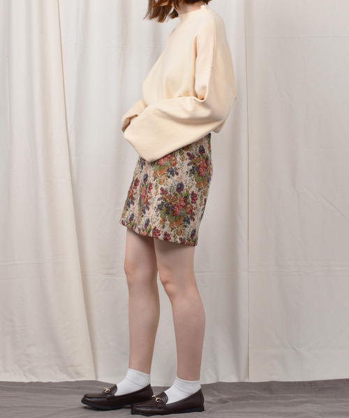 PairPair（ペアペア）の「ハイネック袖ボリュームニットプルオーバー（ニット/セーター・レディース・ブラック/ライトグリーン/アイボリー/モカ/ラベンダー・FREE）」の22枚目の写真