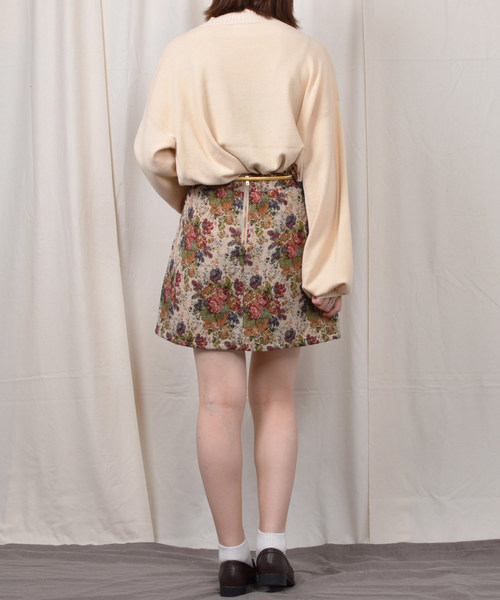 PairPair（ペアペア）の「ハイネック袖ボリュームニットプルオーバー（ニット/セーター・レディース・ブラック/ライトグリーン/アイボリー/モカ/ラベンダー・FREE）」の6枚目の写真