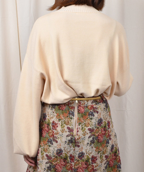 PairPair（ペアペア）の「ハイネック袖ボリュームニットプルオーバー（ニット/セーター・レディース・ブラック/ライトグリーン/アイボリー/モカ/ラベンダー・FREE）」の17枚目の写真