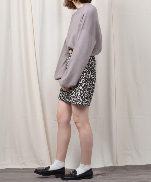 PairPair（ペアペア）の「ハイネック袖ボリュームニットプルオーバー（ニット/セーター・レディース・ブラック/ライトグリーン/アイボリー/モカ/ラベンダー・FREE）」の18枚目の写真