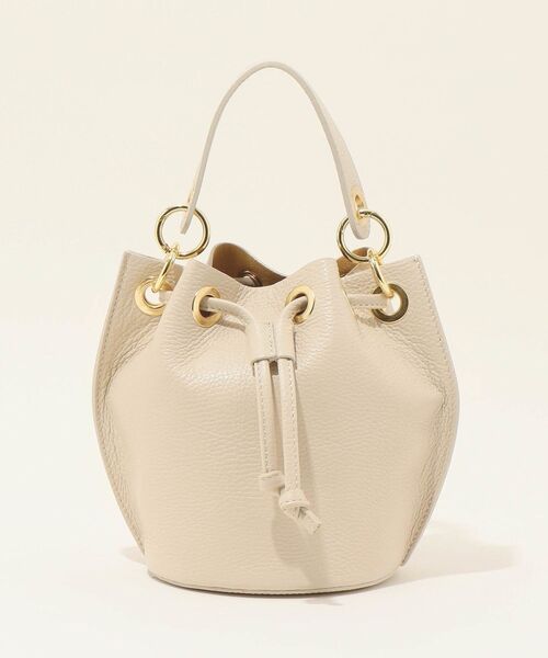 MARCO BIANCHINI（マルコビアンチーニ）の「MARCO BIANCHINI:巾着2WAYバッグ（ハンドバッグ・レディース・ブラック/ベージュ/グリーン/ブルー・ONE SIZE）」の17枚目の写真