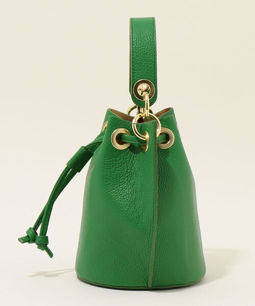 MARCO BIANCHINI（マルコビアンチーニ）の「MARCO BIANCHINI:巾着2WAYバッグ（ハンドバッグ・レディース・ブラック/ベージュ/グリーン/ブルー・ONE SIZE）」の20枚目の写真